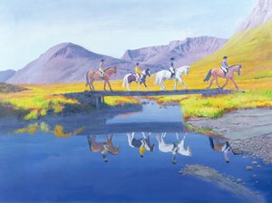 Dr Samuel Johnson (1709-84) (daha sonra renklendirme) by English School